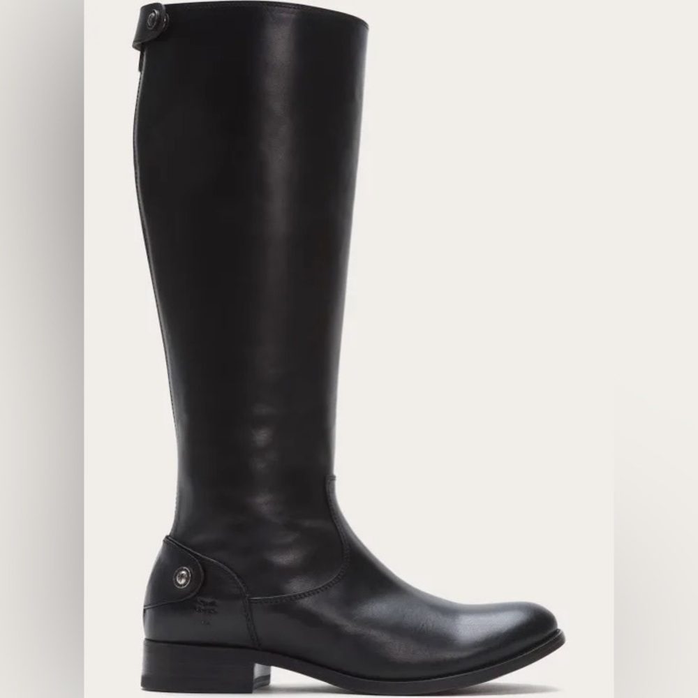FRYE Melissa Button Back Zip Boots